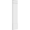 Ekena Millwork Plain PVC Pilaster w/Decorative Capital & Base, 12"W x 48"H x 2"P PILP12X048SM02-2 - alternate 4